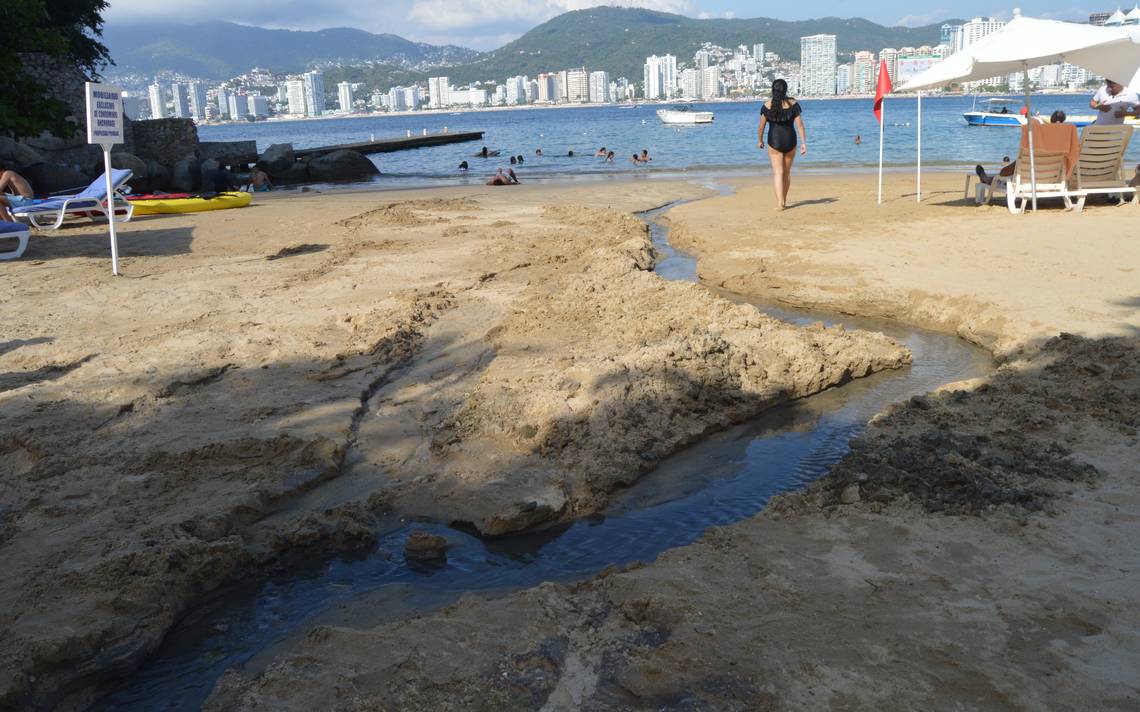 Turistas continúan bañándose en playa Suave contaminación cofepris  autoridades vacaciones salud - El Sol de Acapulco | Noticias Locales,  Policiacas, sobre México, Guerrero y el Mundo